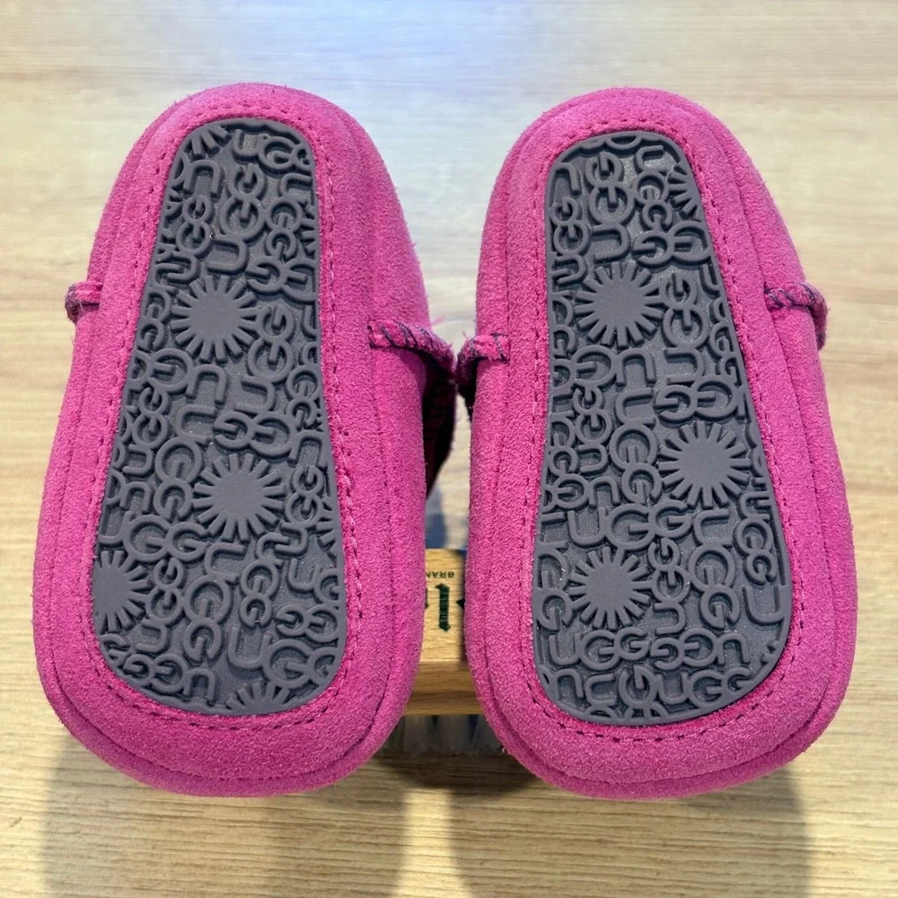 UGG Jesse II Baby Boots Pink Suede Sheepskin Booties 1007100I Size 0/1‎ Infant